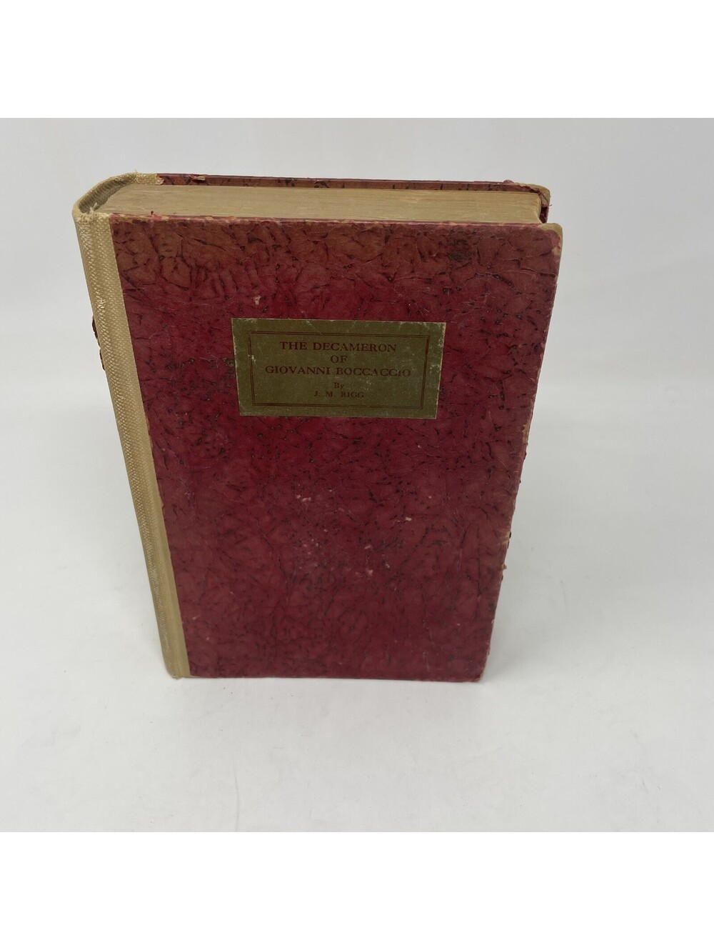 The Decameron of Giovanni Boccaccio by J. M. Rigg HC vintage